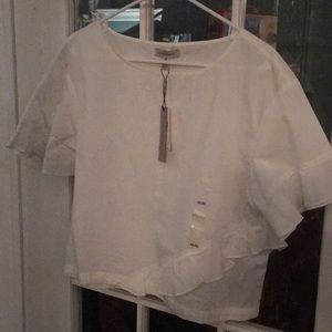 A white Calvin Klein shirt